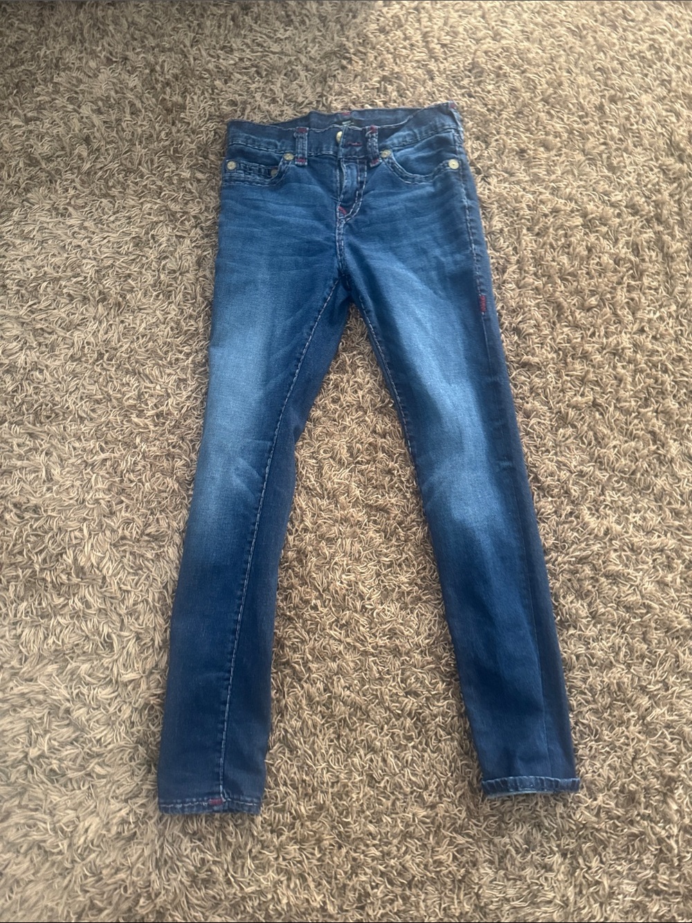 True Religion Women's Dark Blue Skinny Jeans